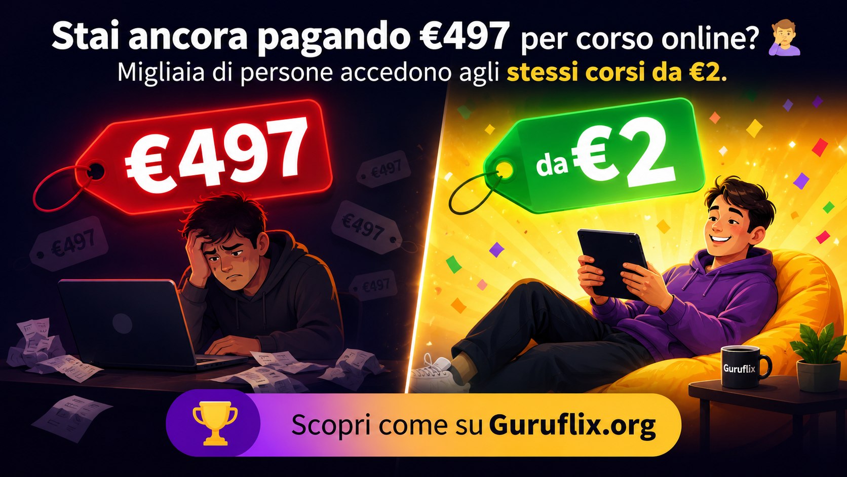 Guruflix - Corsi Gratis Online Marketing, Business, Trading in Streaming